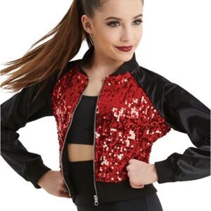 Weissman Balera Ultra Sequin Bomber Jacket
